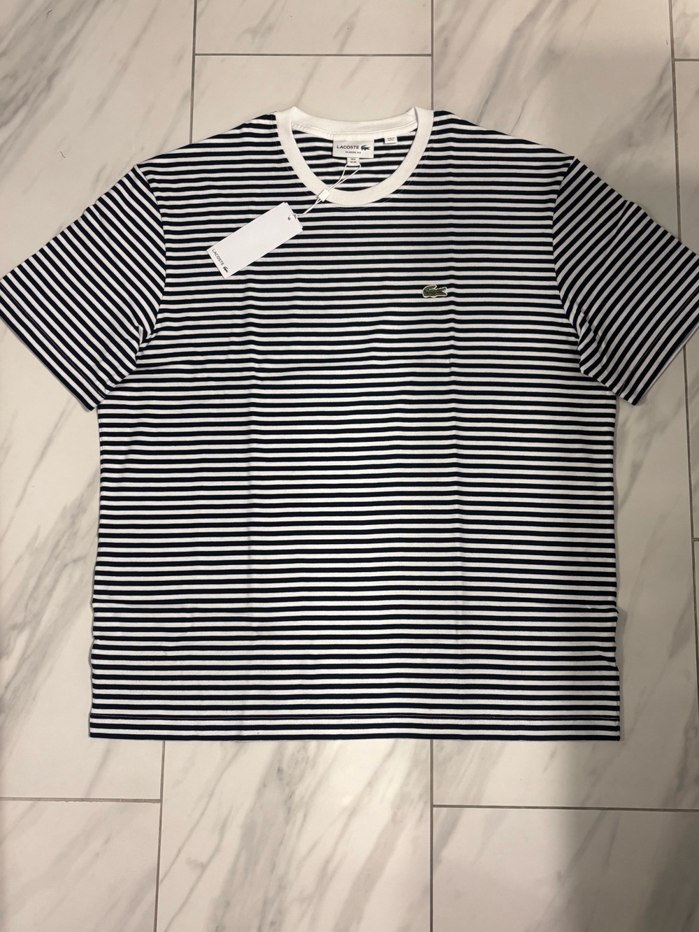 Men’s Lacoste Striped Classic Fit T-Shirt